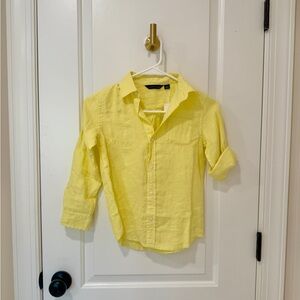 NWT- Janie and Jack Yellow Kids Shirt